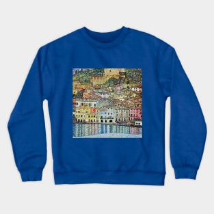 Malcesine on Lake Garda By Gustav Klimt Crewneck Sweatshirt